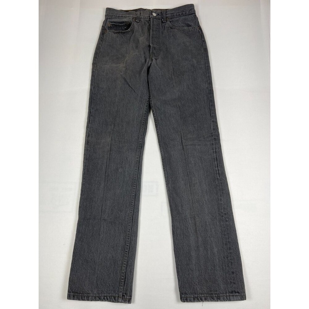 Levi's 501 Men's 32x34 Made in USA Vintage Gray Straight Leg Denim Jeans